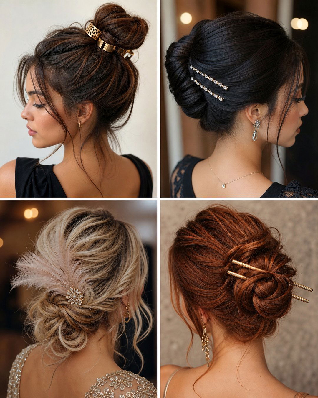 25 Hair Accessories for Updos Hairstyles to Glam Up