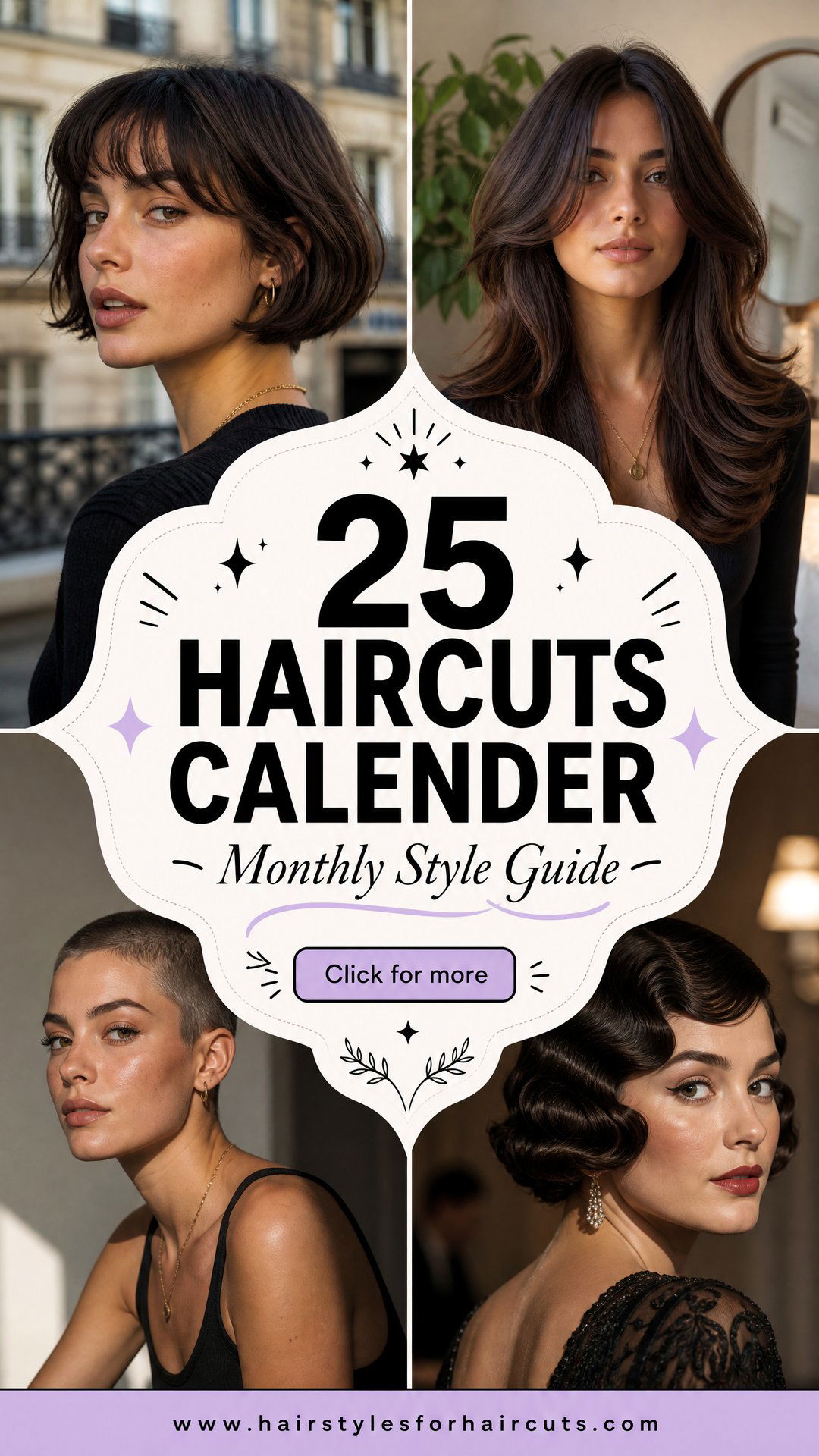 25 Haircuts Calender Monthly Style Guide and Inspiration - 25 Haircuts Calender: Monthly Style Guide & Inspiration