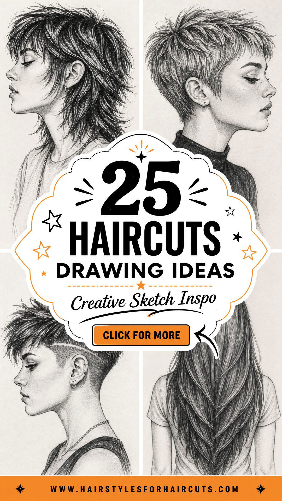 25 Haircuts Drawing Ideas Creative Sketch Inspiration - 25 Haircuts Drawing Ideas: Creative Sketch Inspiration