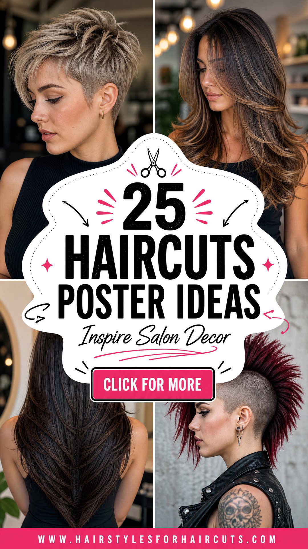 25 Haircuts Poster Ideas to Inspire Your Salon Decor - 25 Haircuts Poster Ideas to Inspire Your Salon Decor