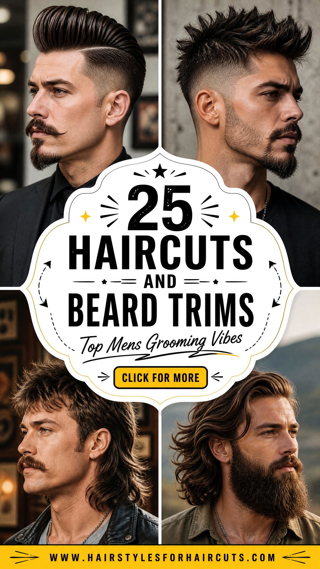 25 Haircuts and Beard Trims Top Mens Grooming Styles - 25 Haircuts and Beard Trims: Top Men’s Grooming Styles