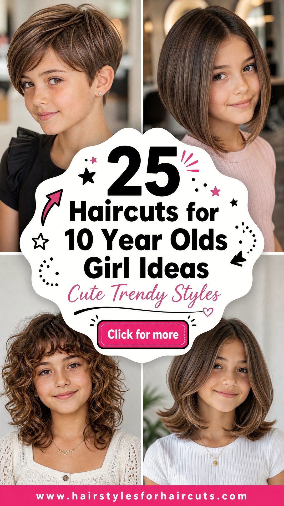 25 Haircuts for 10 Year Olds Girl Cute and Trendy Styles - 25 Haircuts for 10 Year Olds Girl: Cute & Trendy Styles