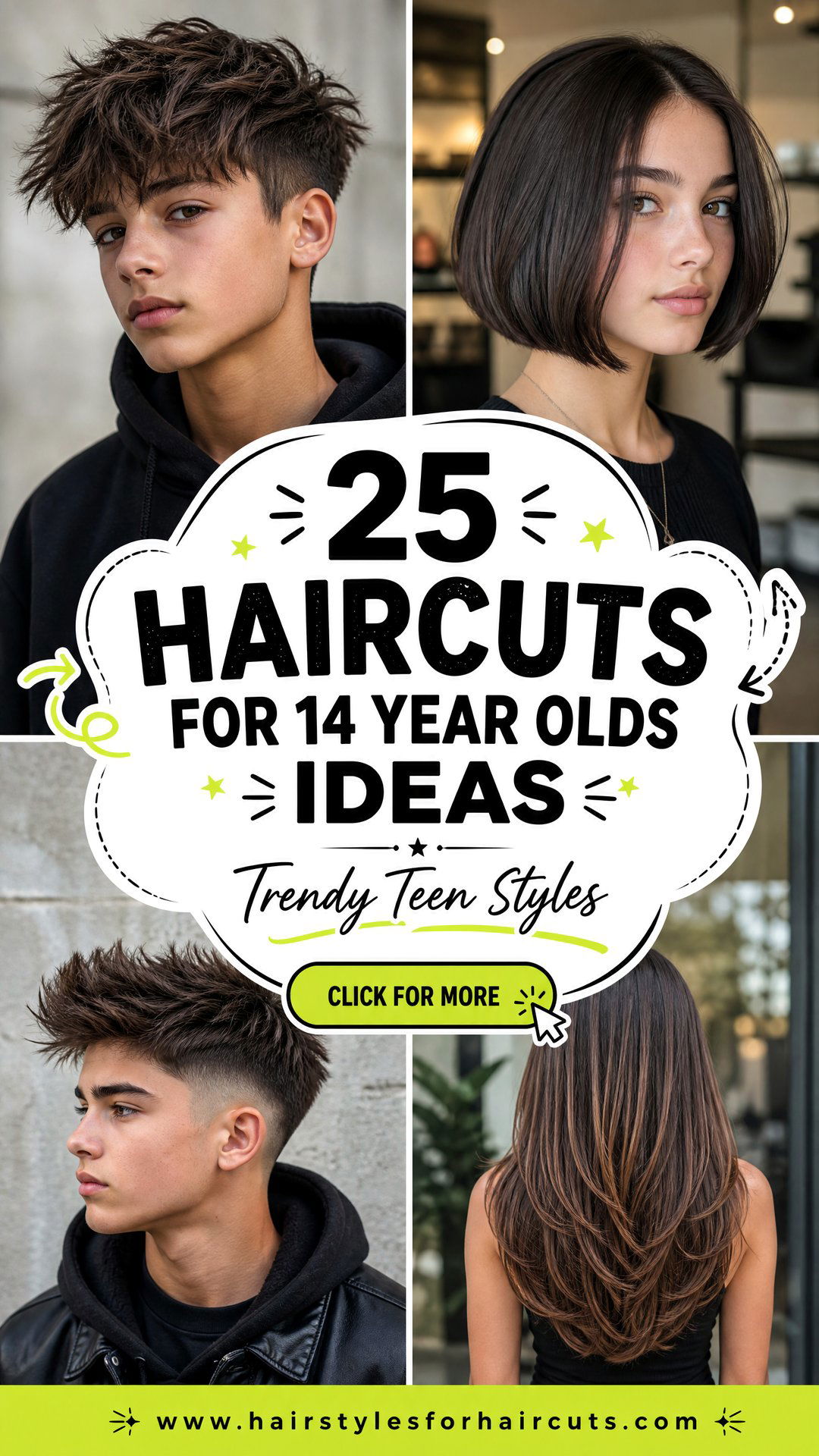 25 Haircuts for 14 Year Olds Trendy Styles Teens Love - 25 Haircuts for 14 Year Olds: Trendy Styles Teens Love