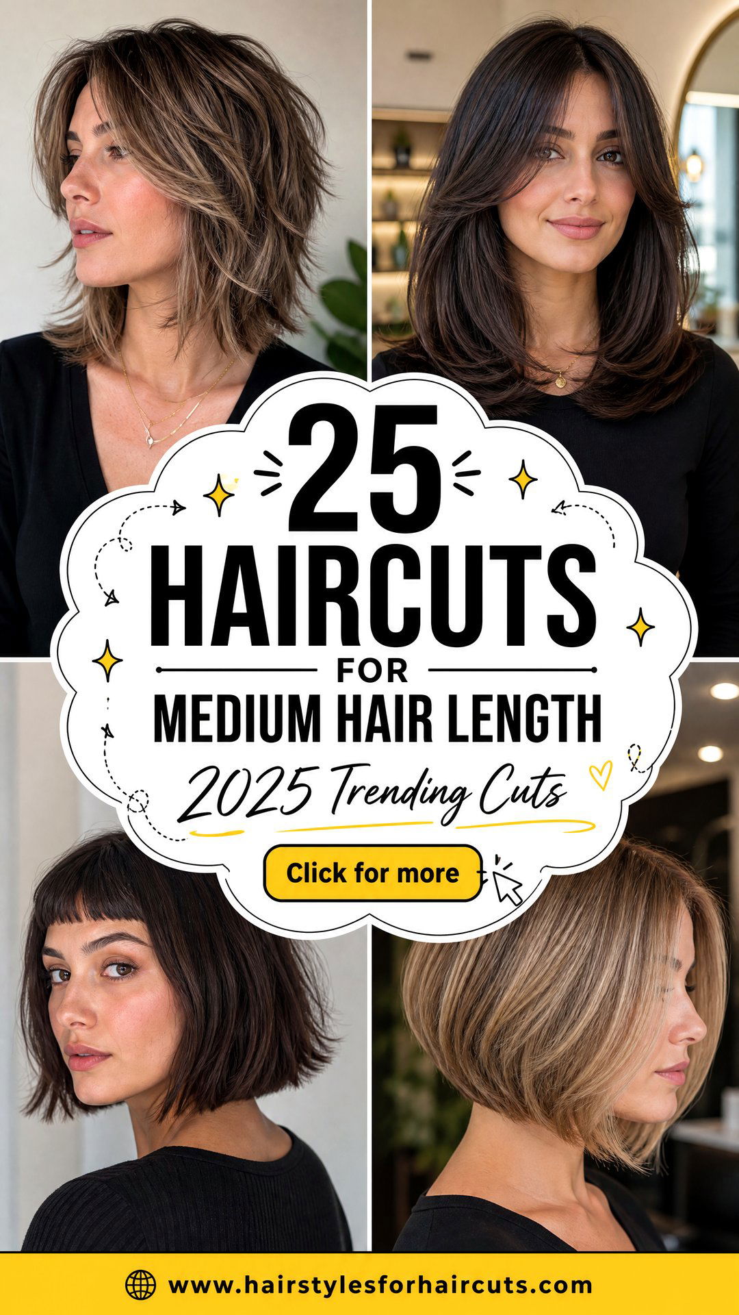 25 Haircuts for Medium Hair Length to Try in 2025 - 25 Haircuts for Medium Hair Length to Try in 2025