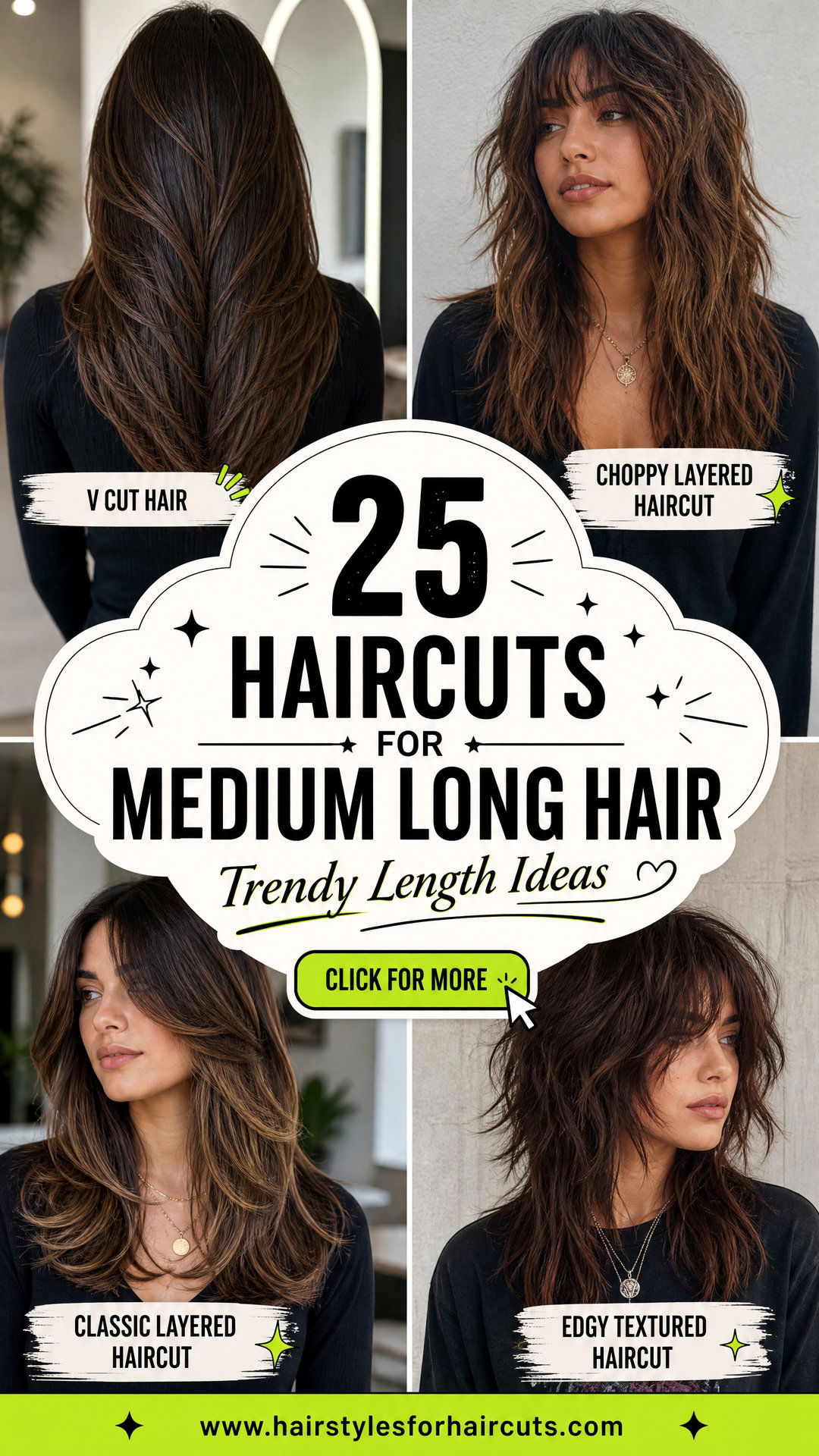 25 Haircuts for Medium Long Hair Trendy Ideas - 25 Haircuts for Medium Long Hair: Trendy Ideas