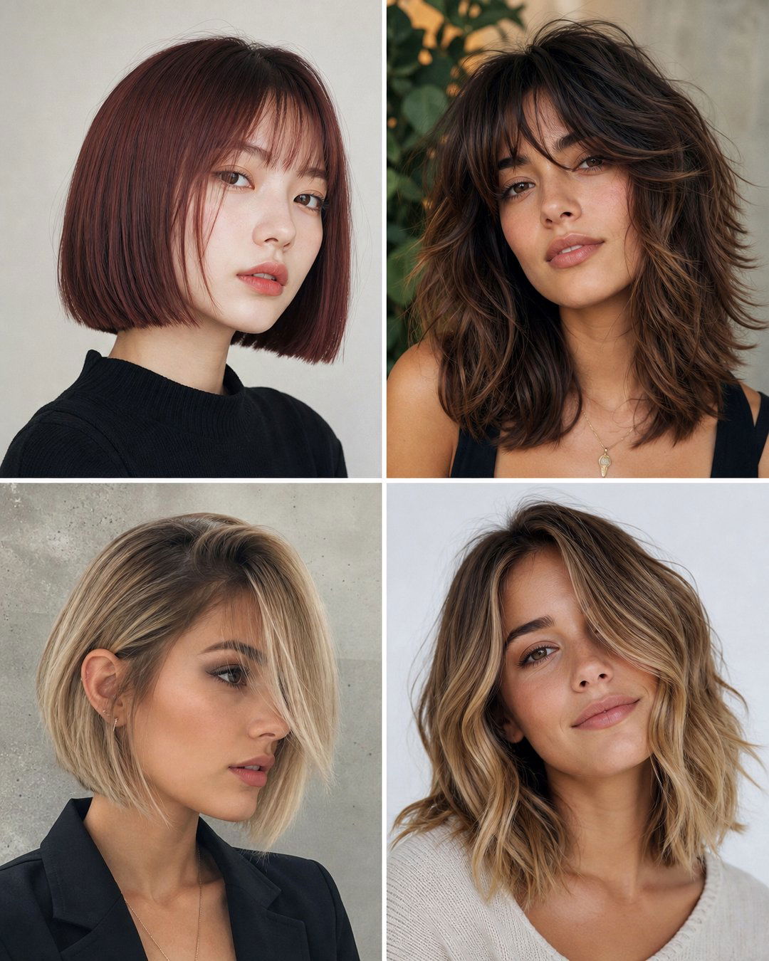 25 Haircuts for Oblong Face Shape Flattering Cuts