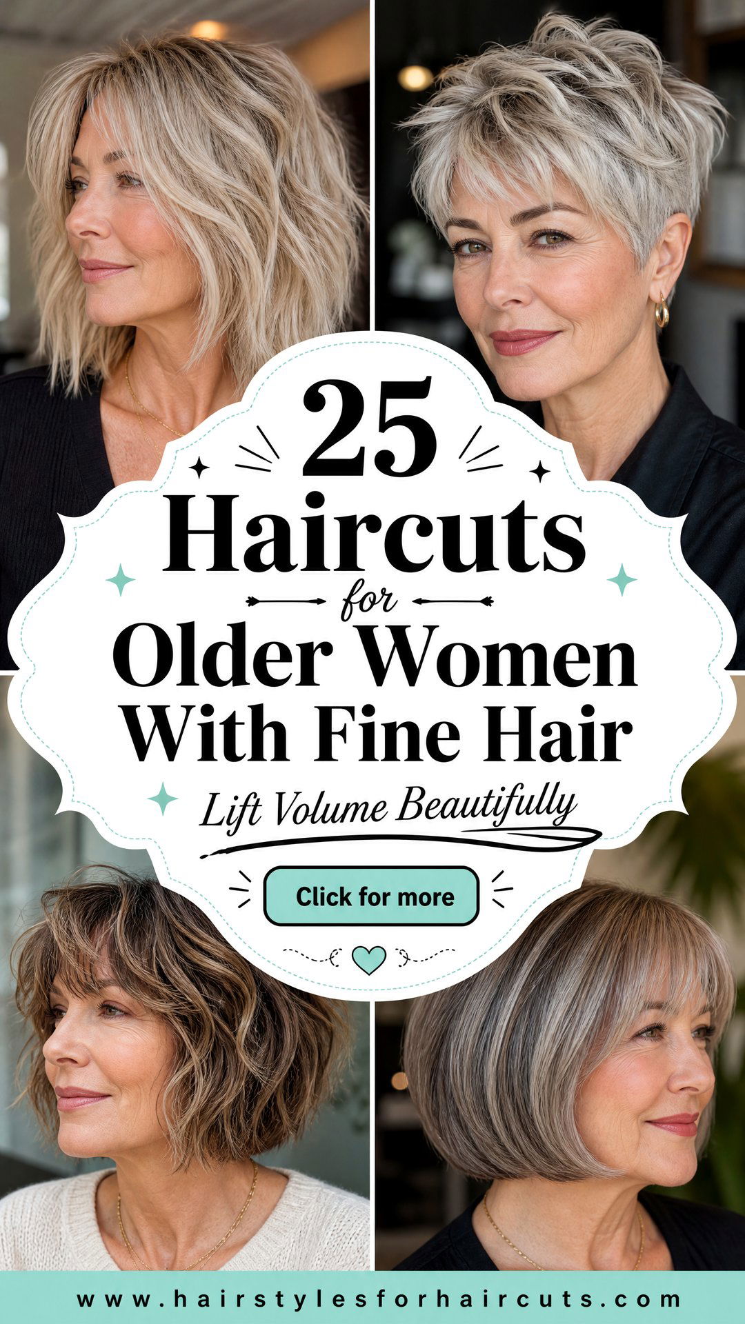 25 Haircuts for Older Women With Fine Hair Styles - 25 Haircuts for Older Women With Fine Hair Styles