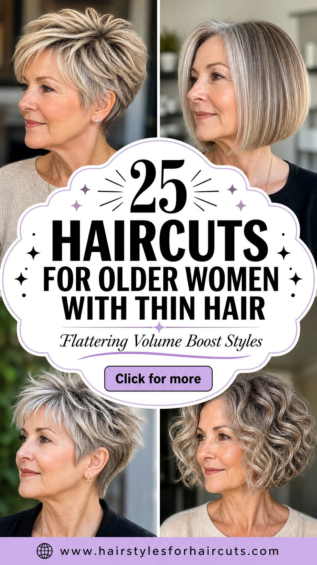 25 Haircuts for Older Women With Thin Hair to Try - 25 Haircuts for Older Women With Thin Hair to Try
