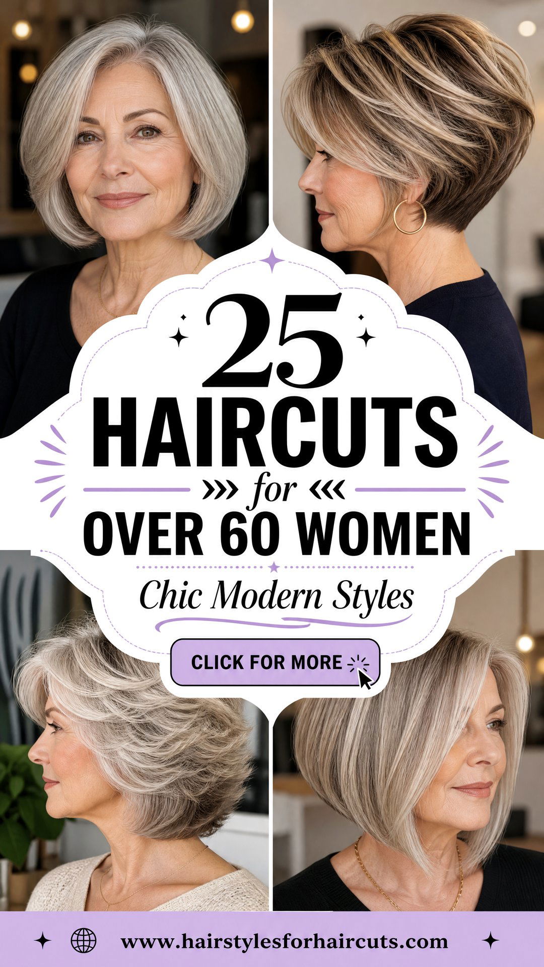 25 Haircuts for Over 60 Women Chic Modern Styles - 25 Haircuts for Over 60 Women: Chic Modern Styles