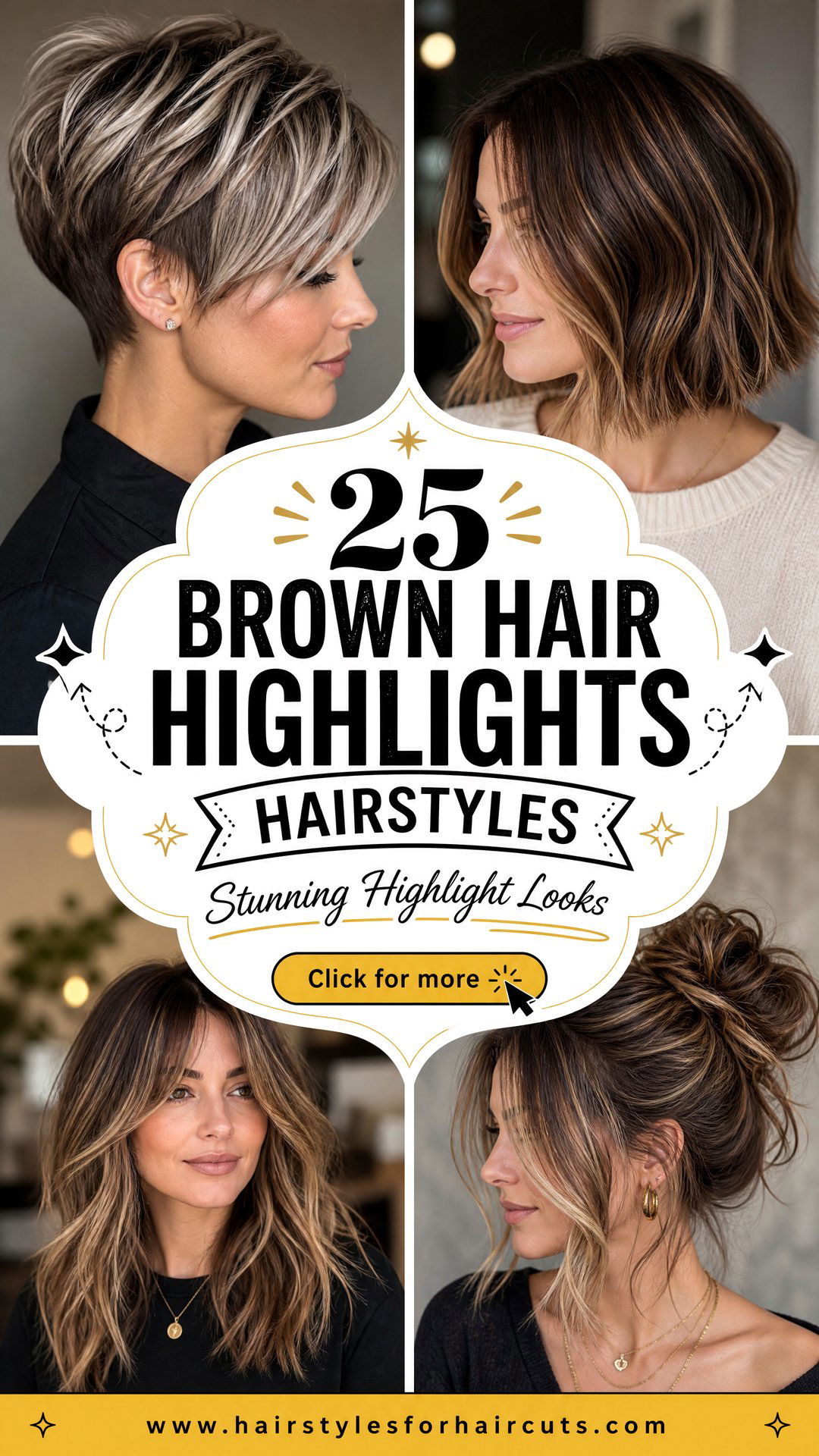 25 Hairstyles Brown Hair With Highlights to Try Now - 25 Hairstyles Brown Hair With Highlights to Try Now