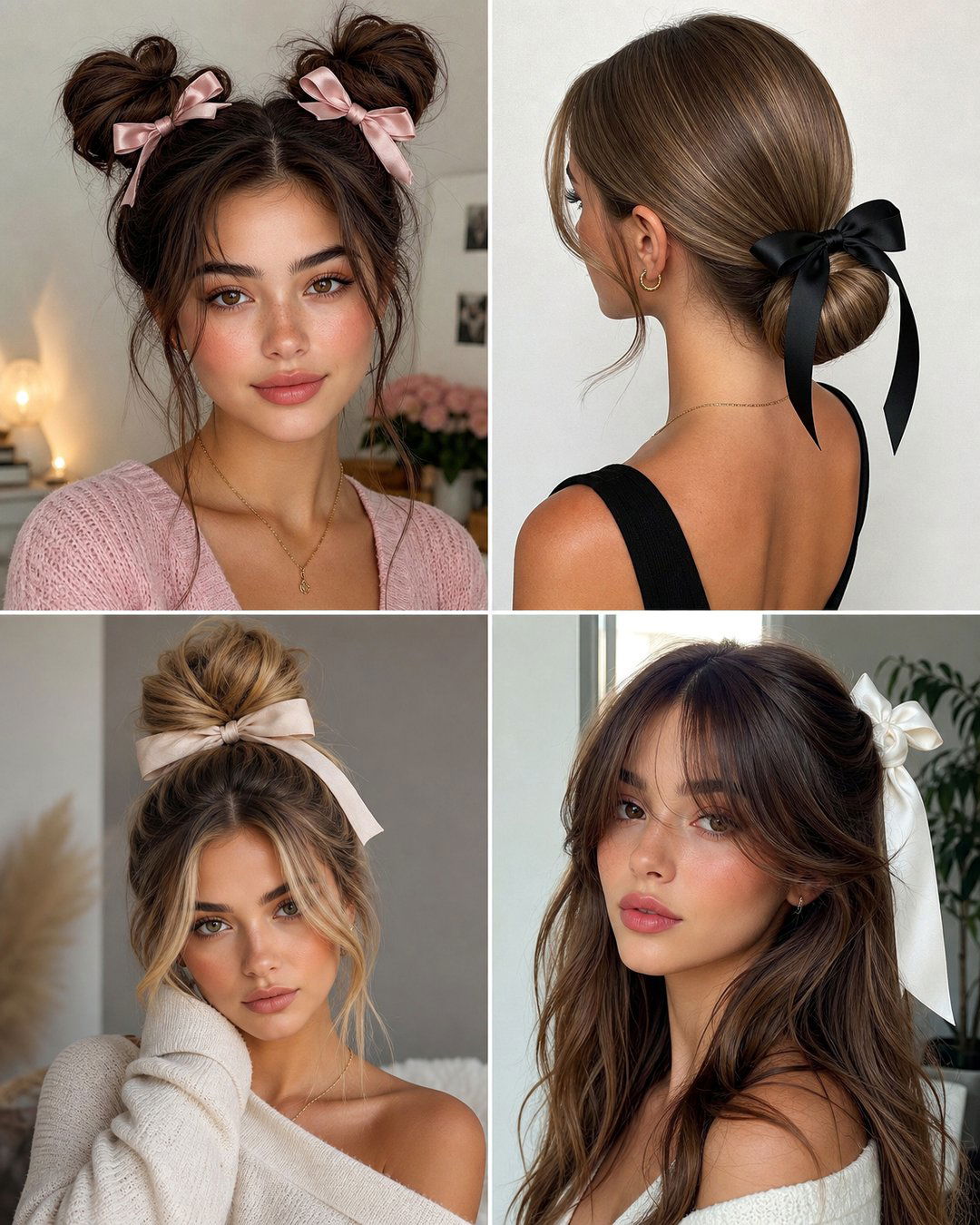 25 Hairstyles With Bows Cute and Trendy Looks for 2025