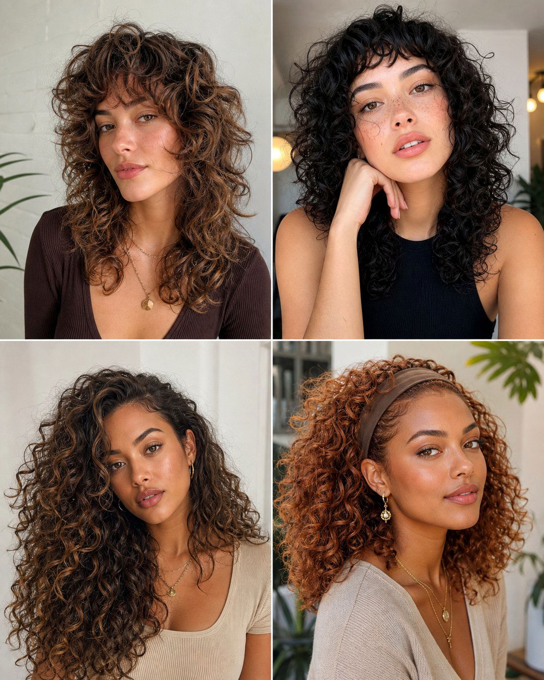 25 Hairstyles for Big Forehead Curly Hair to Flatter You