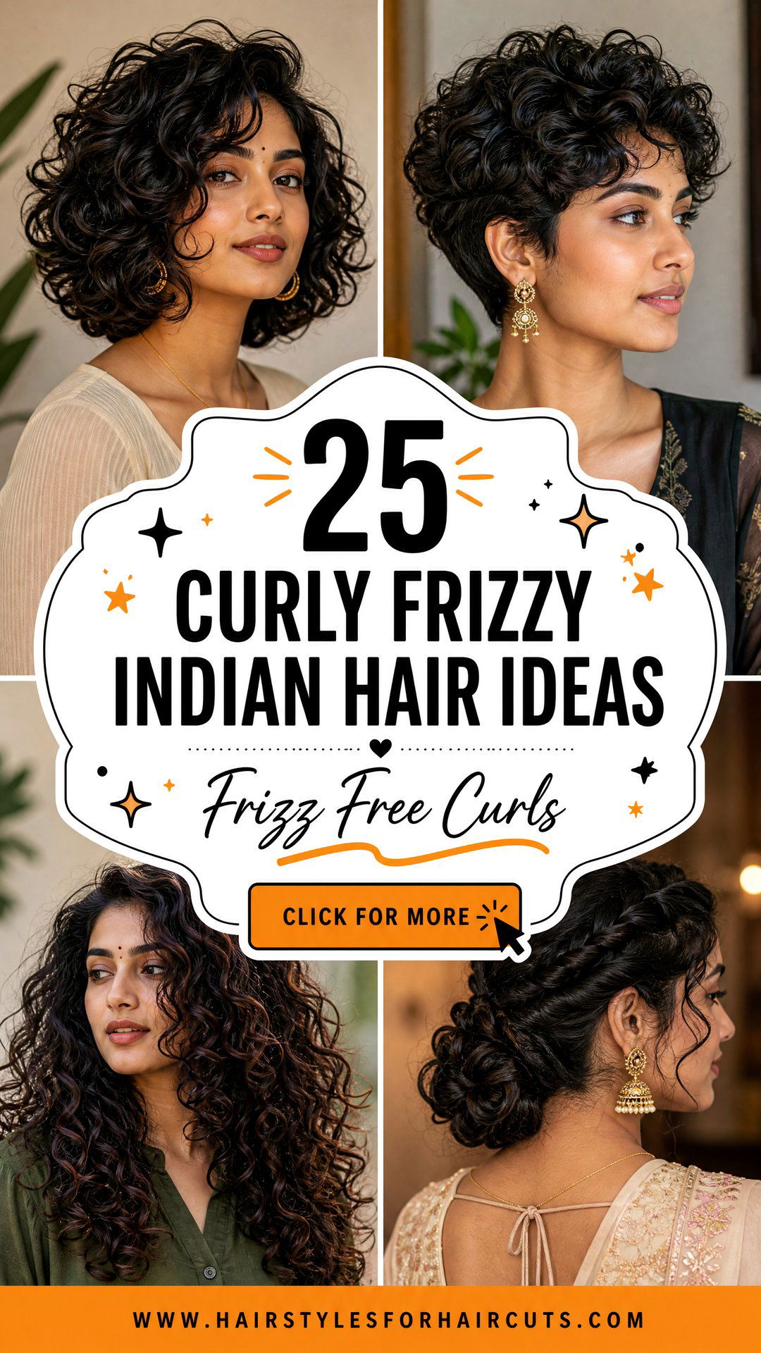 25 Hairstyles for Curly Frizzy Indian Hair to Try - 25 Hairstyles for Curly Frizzy Indian Hair to Try