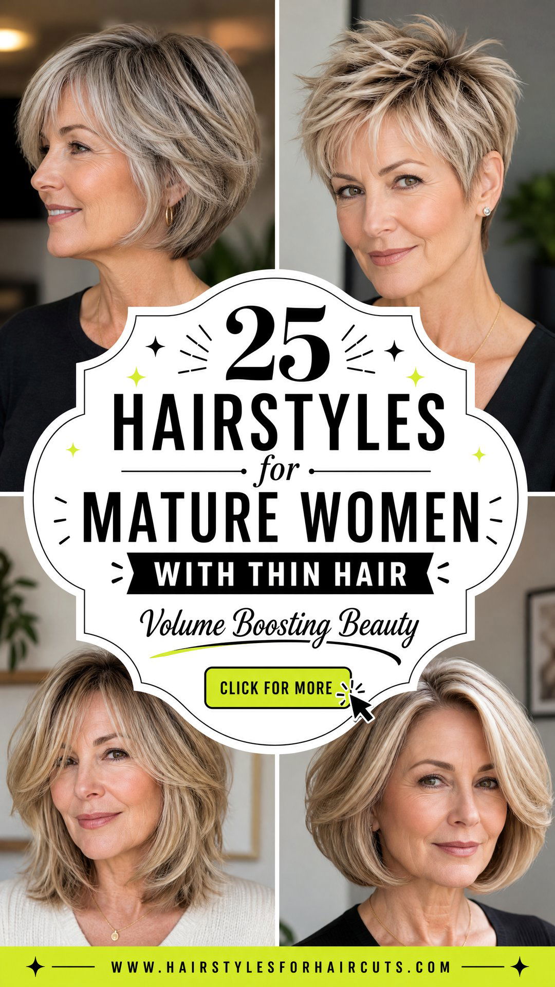 25 Hairstyles for Mature Women With Thin Hair to Try - 25 Hairstyles for Mature Women With Thin Hair to Try