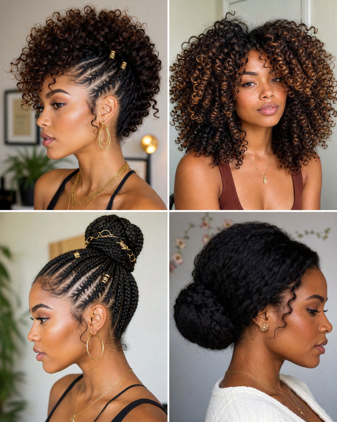 25 Hairstyles for Natural Hair for Wedding Day Glam
