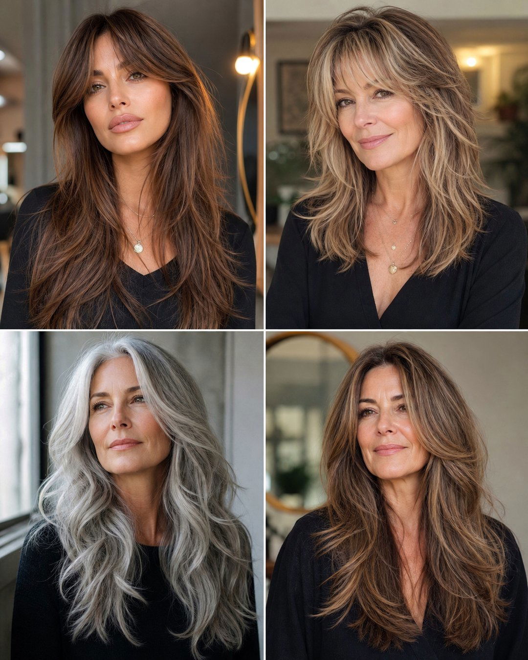 25 Hairstyles for Older Women With Long Hair Ideas
