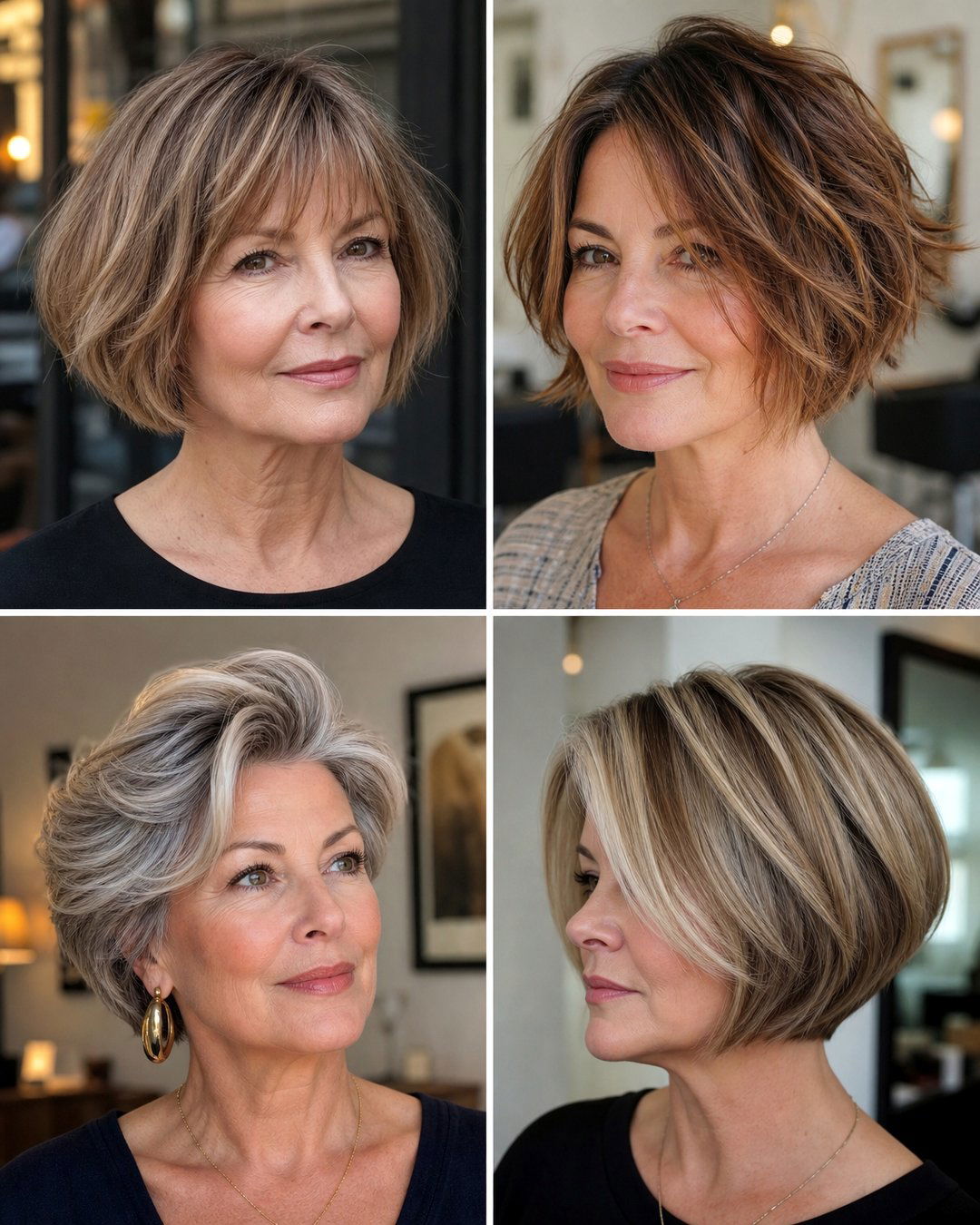 25 Hairstyles for Older Women With Short Hair