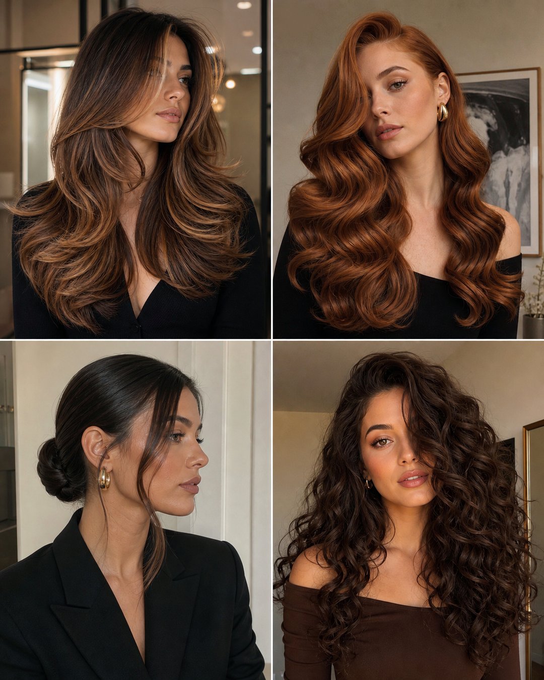 25 Hairstyles for Round Faces Long Hair Ideas