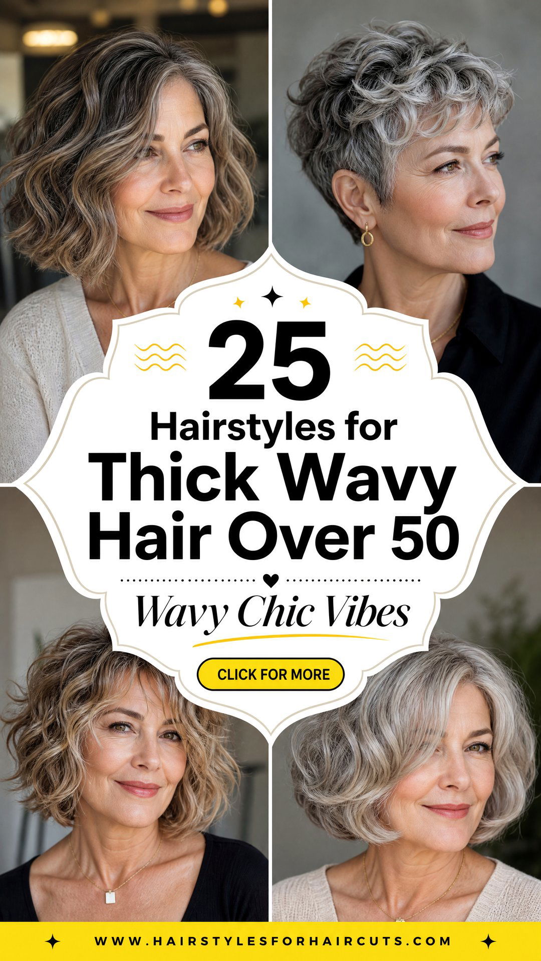25 Hairstyles for Thick Wavy Hair Over 50 to Love - 25 Hairstyles for Thick Wavy Hair Over 50 to Love