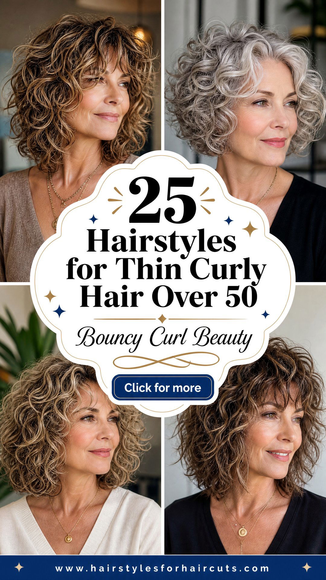 25 Hairstyles for Thin Curly Hair Over 50 Women - 25 Hairstyles for Thin Curly Hair Over 50 Women