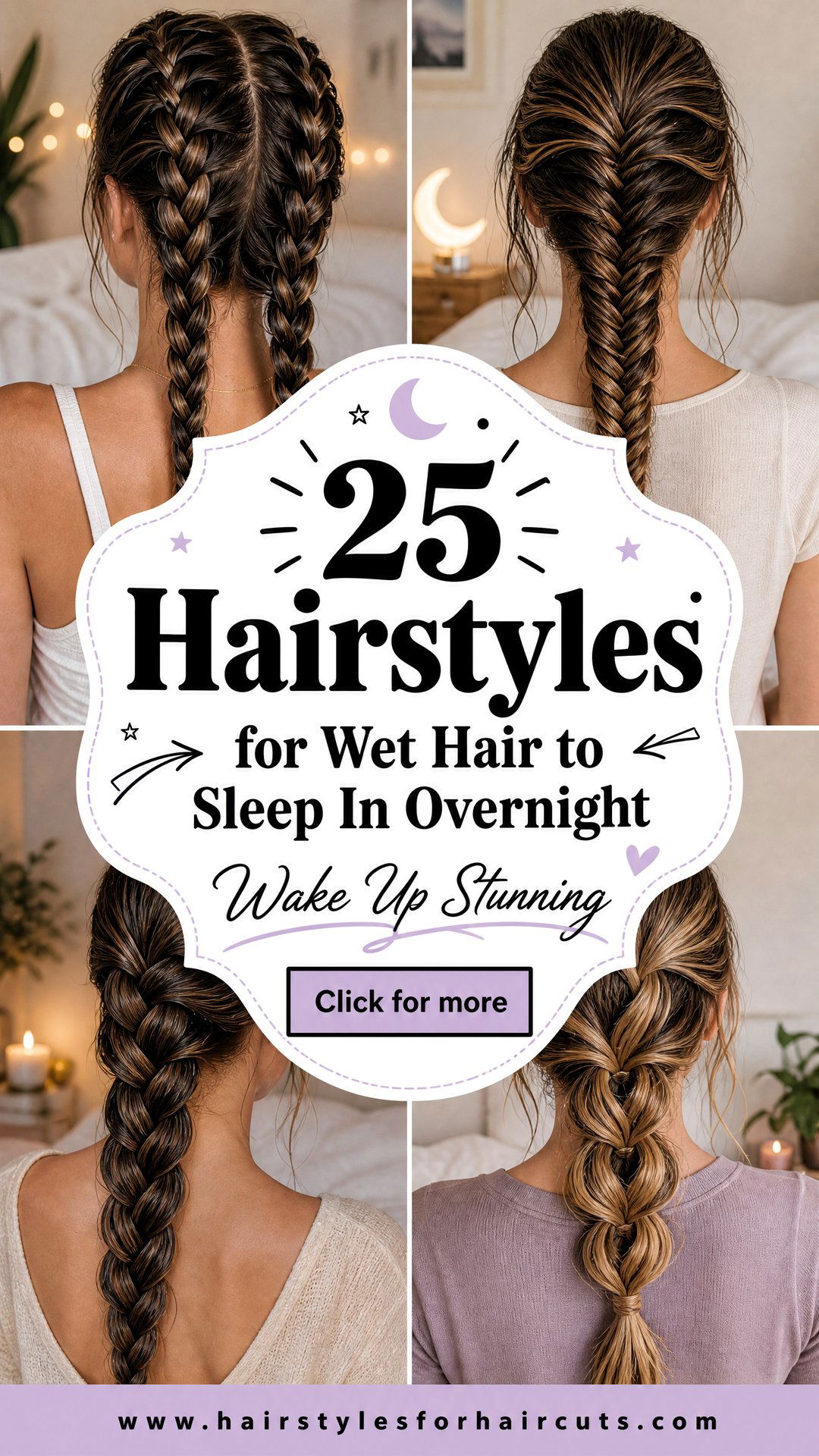 25 Hairstyles for Wet Hair to Sleep In Overnight - 25 Hairstyles for Wet Hair to Sleep In Overnight
