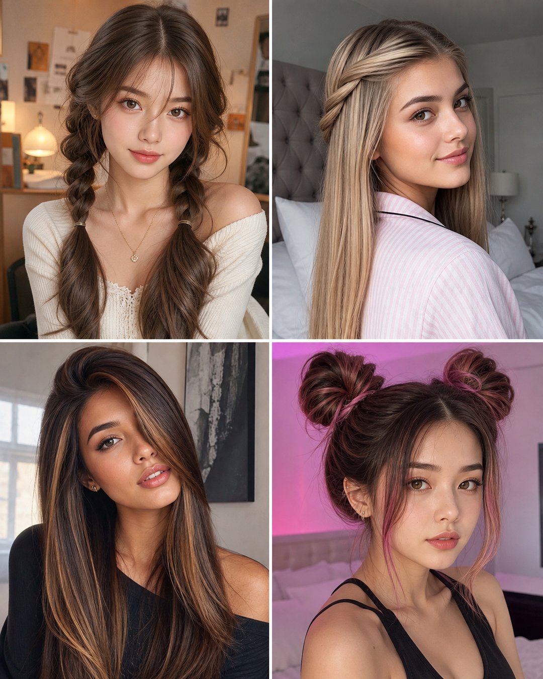 25 Hairstyles to Keep Your Hair Straight Overnight