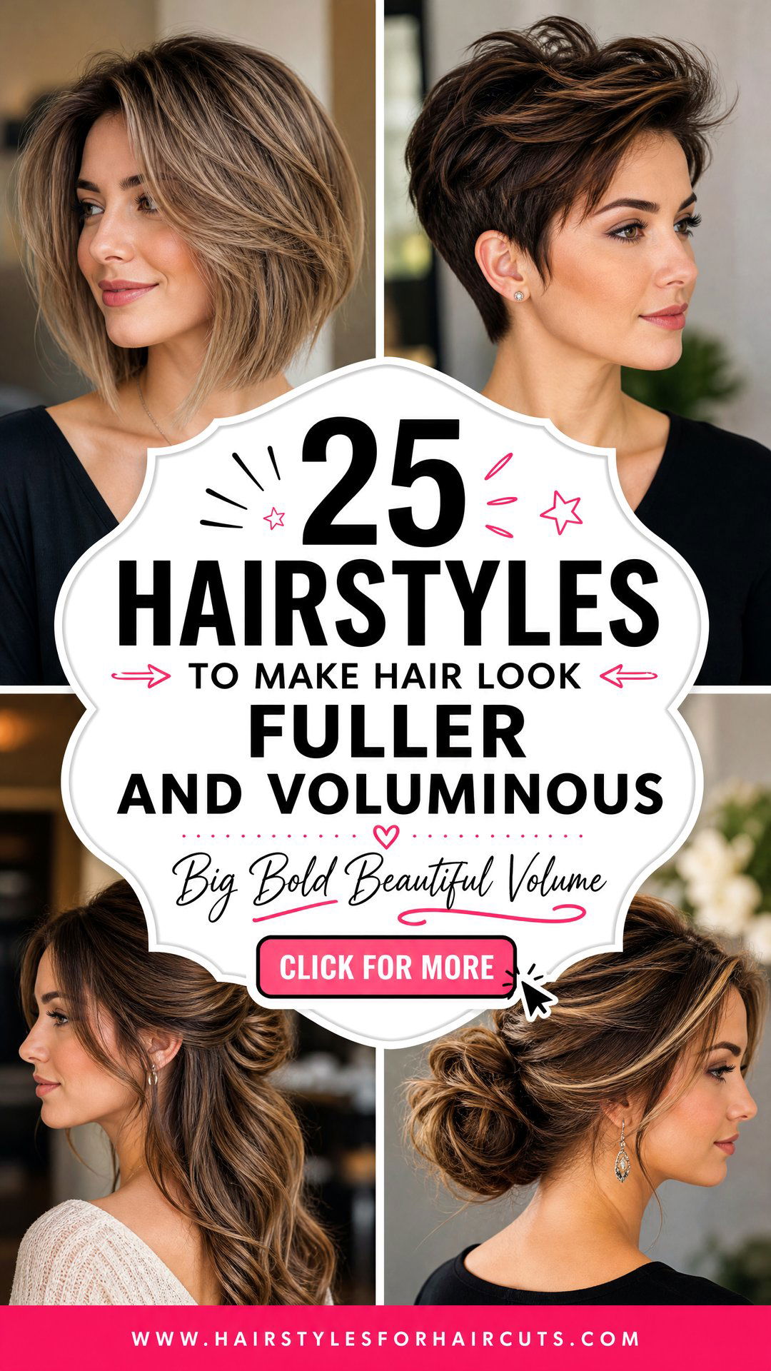 25 Hairstyles to Make Hair Look Fuller and Voluminous - 25 Hairstyles to Make Hair Look Fuller and Voluminous