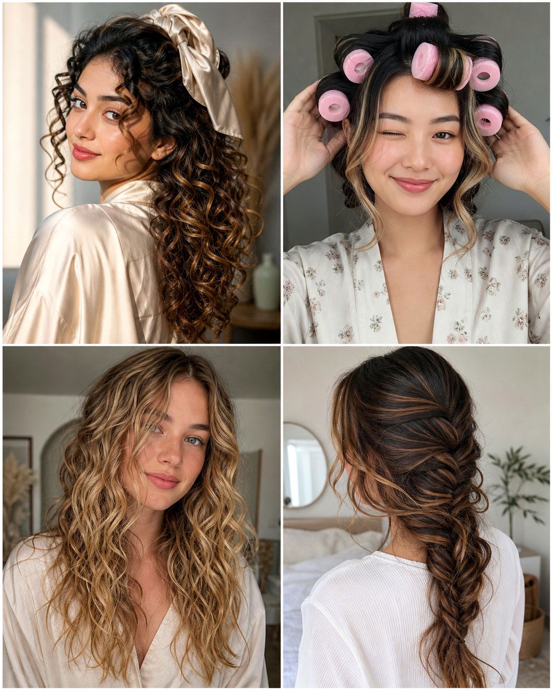 25 Hairstyles to Make Your Hair Curly Overnight Easily