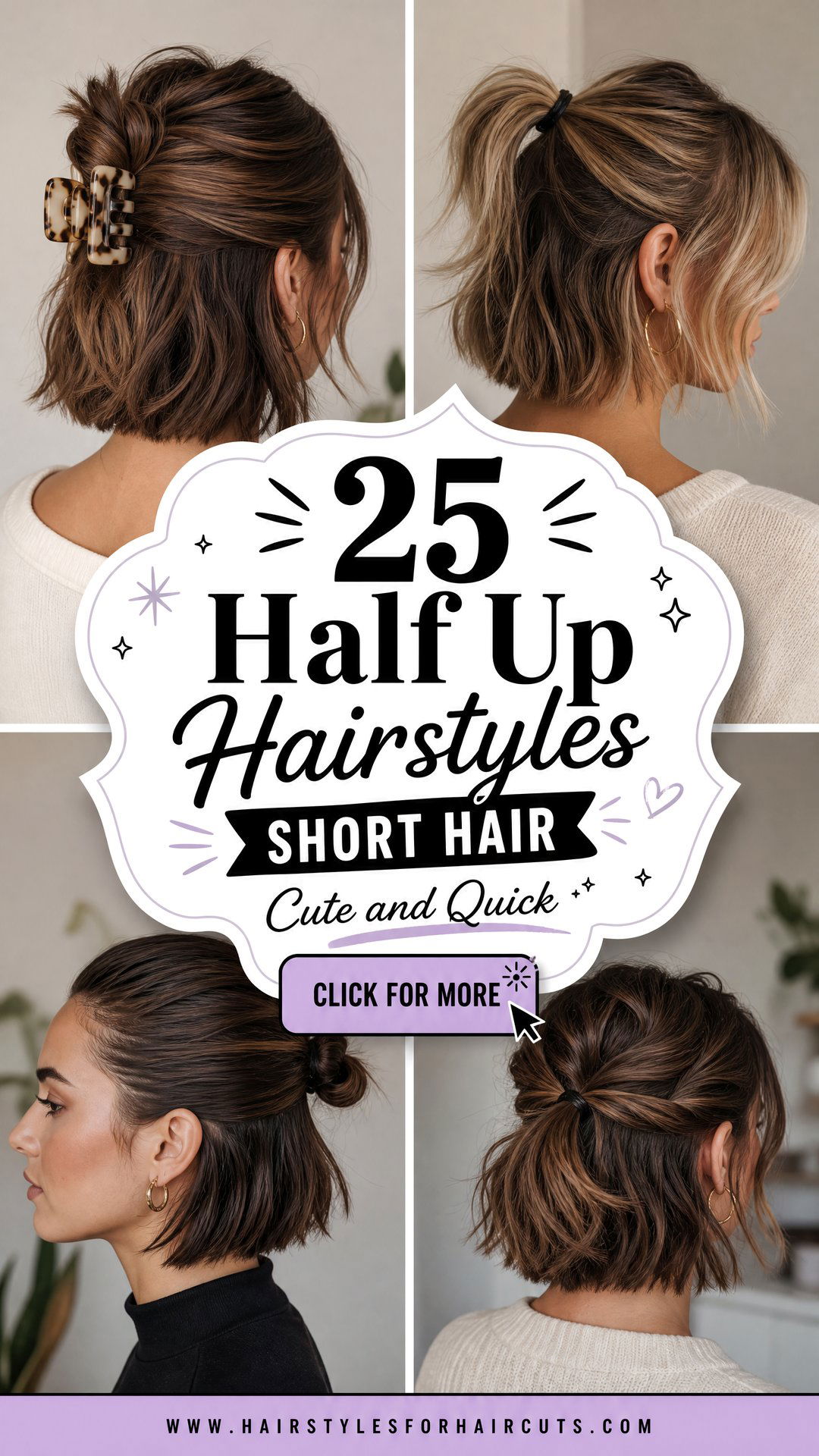 25 Half Up Hairstyles Short Hair Cute Styles to Try - 25 Half Up Hairstyles Short Hair: Cute Styles to Try