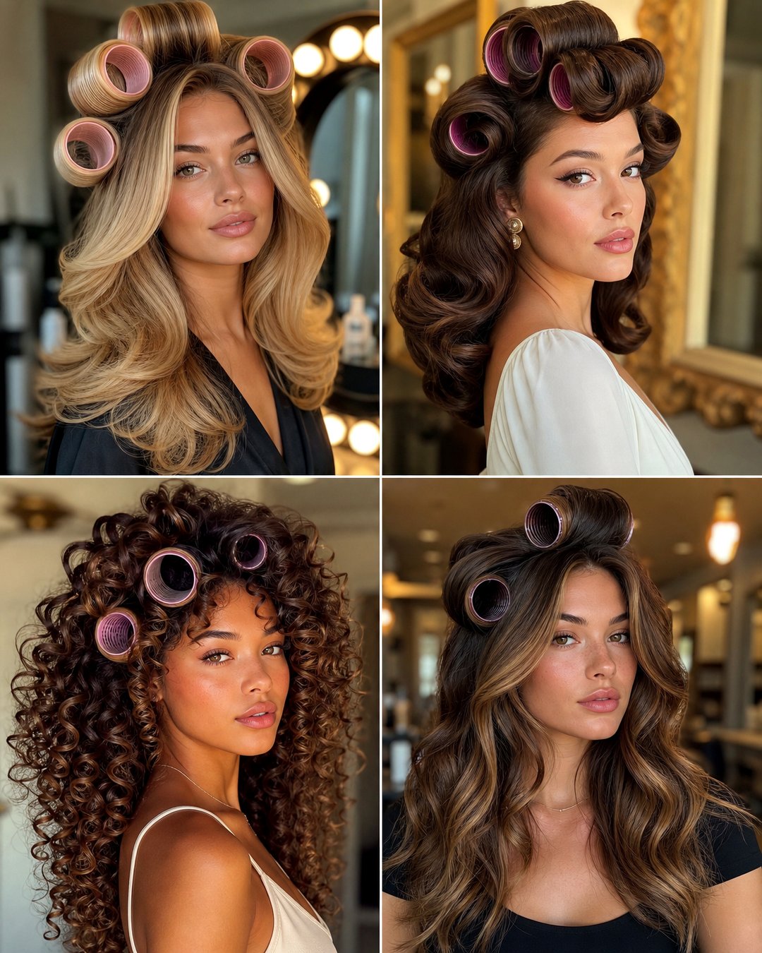 25 Hot Roller Hairstyles for Medium Hair to Try Today