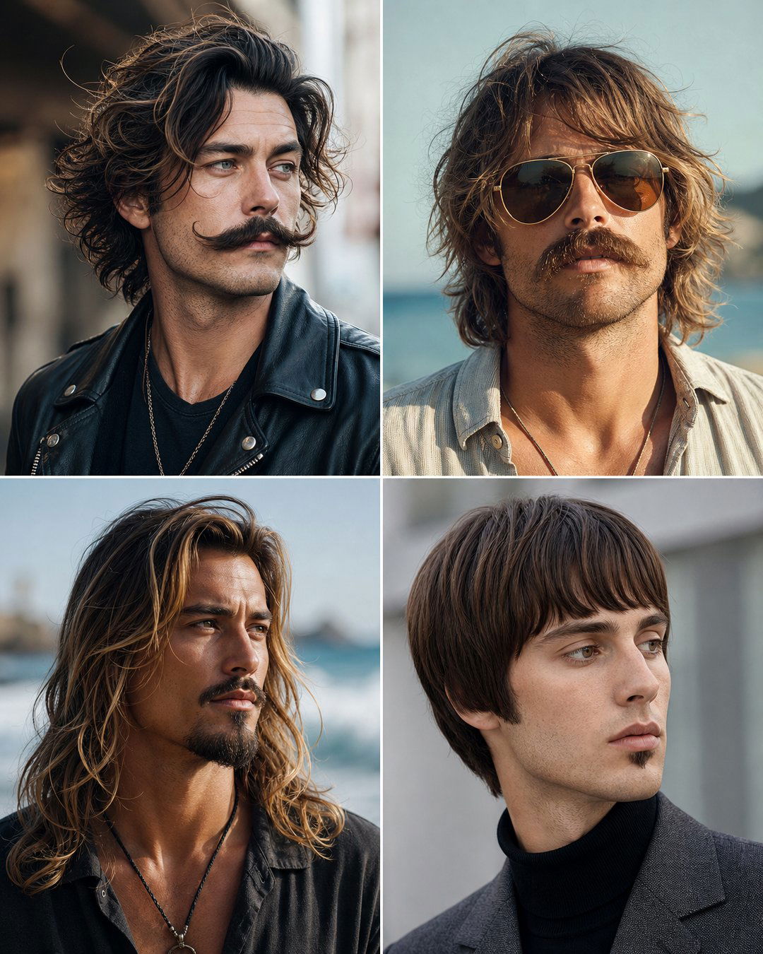 25 Iconic 70s Facial Hairstyles Retro Beard and Stache Looks