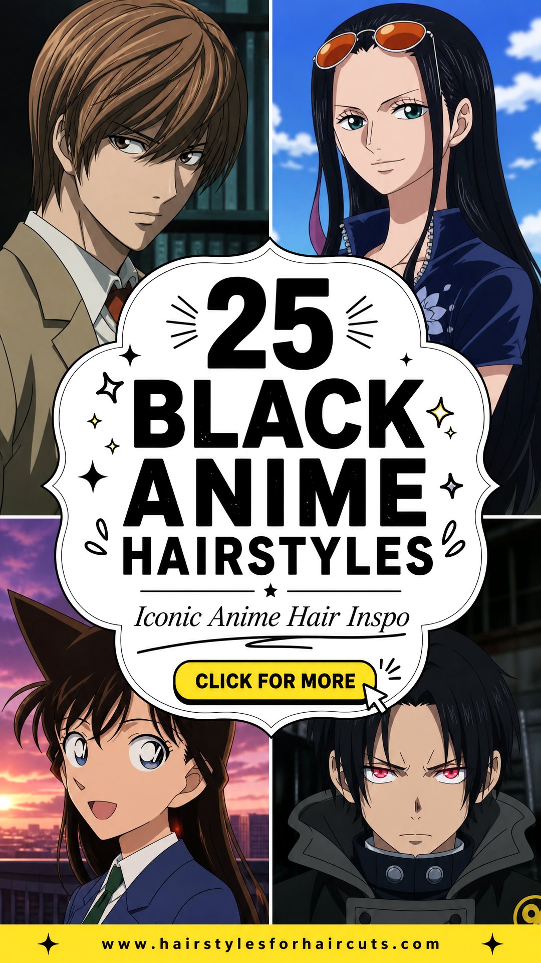 25 Iconic Black Anime Hairstyles to Inspire Your Look - 25 Iconic Black Anime Hairstyles to Inspire Your Look