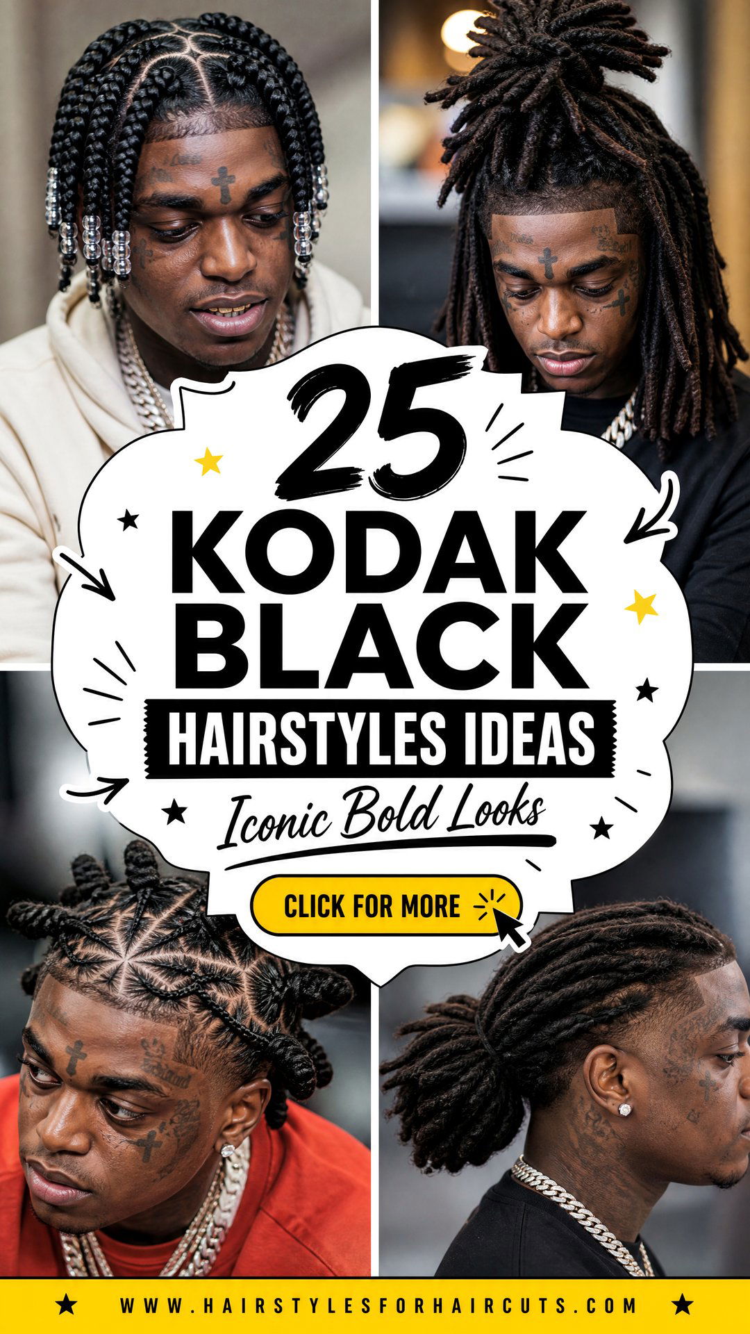 25 Iconic Kodak Black Hairstyles to Try Today - 25 Iconic Kodak Black Hairstyles to Try Today