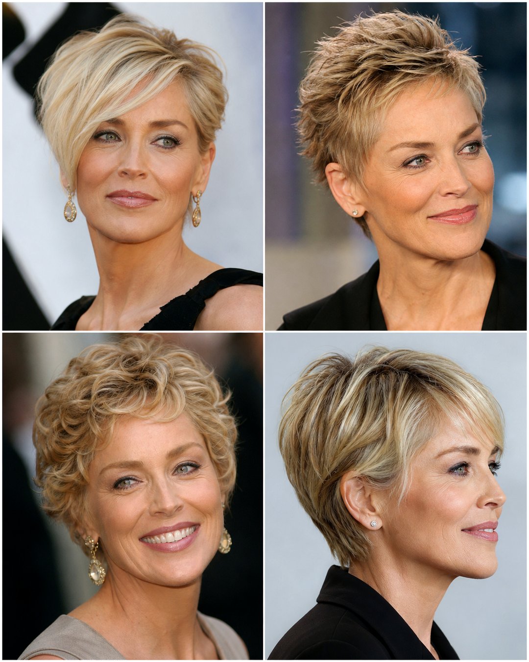 25 Iconic Sharon Stone Hairstyles Short Hair Ideas