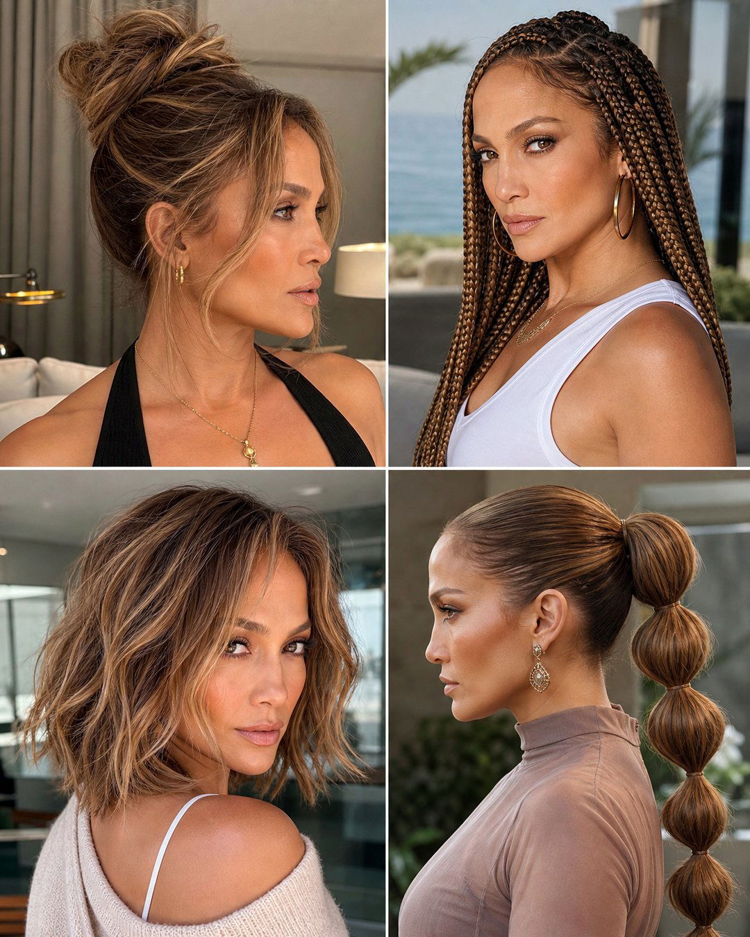 25 J Lo Hairstyles to Steal for Glamorous Looks