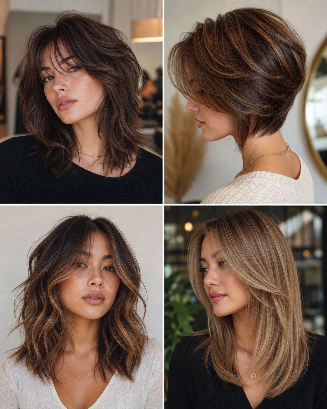 25 Layered Hairstyles for Medium Length Hair to Try Now