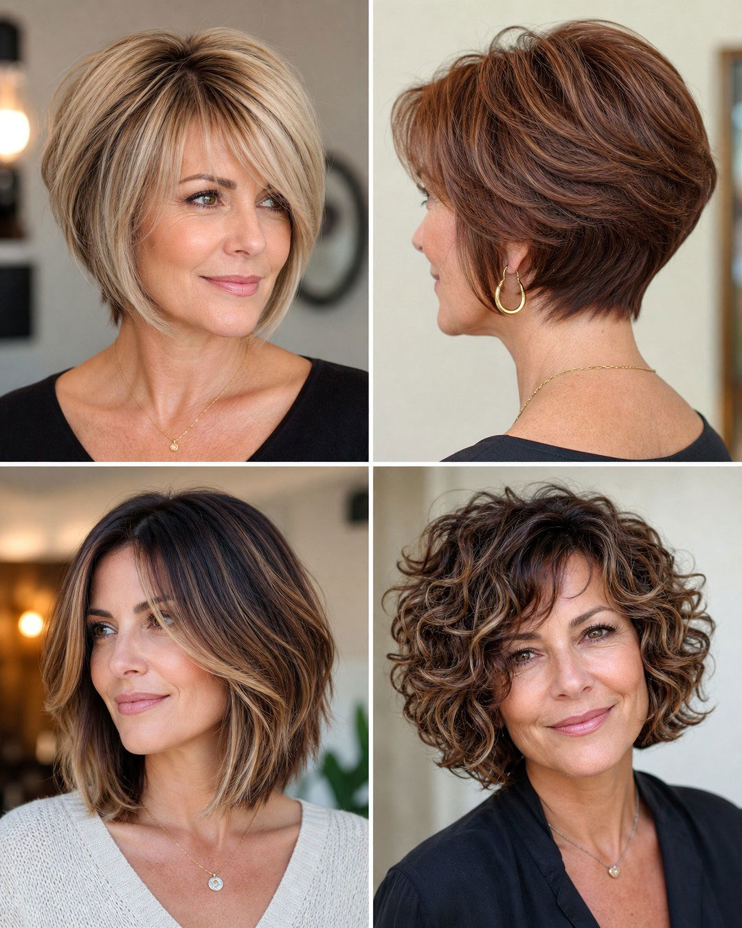 25 Layered Hairstyles for Thin Hair Over 40 Volume Boost