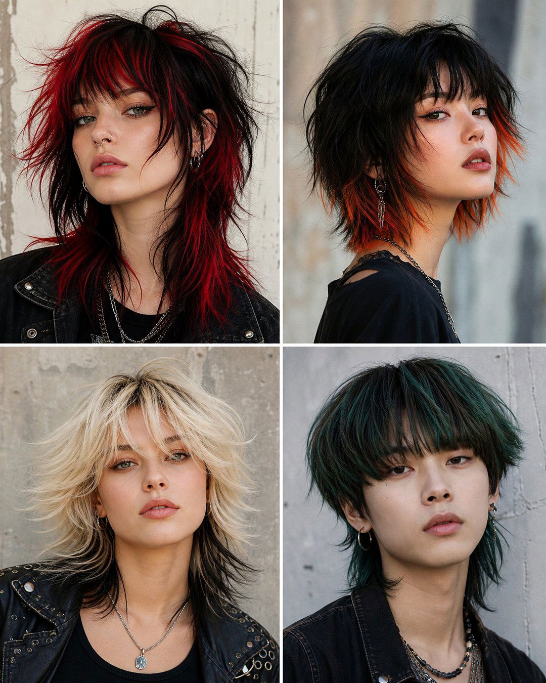 25 Layered Punk Hairstyles for Medium Length Hair