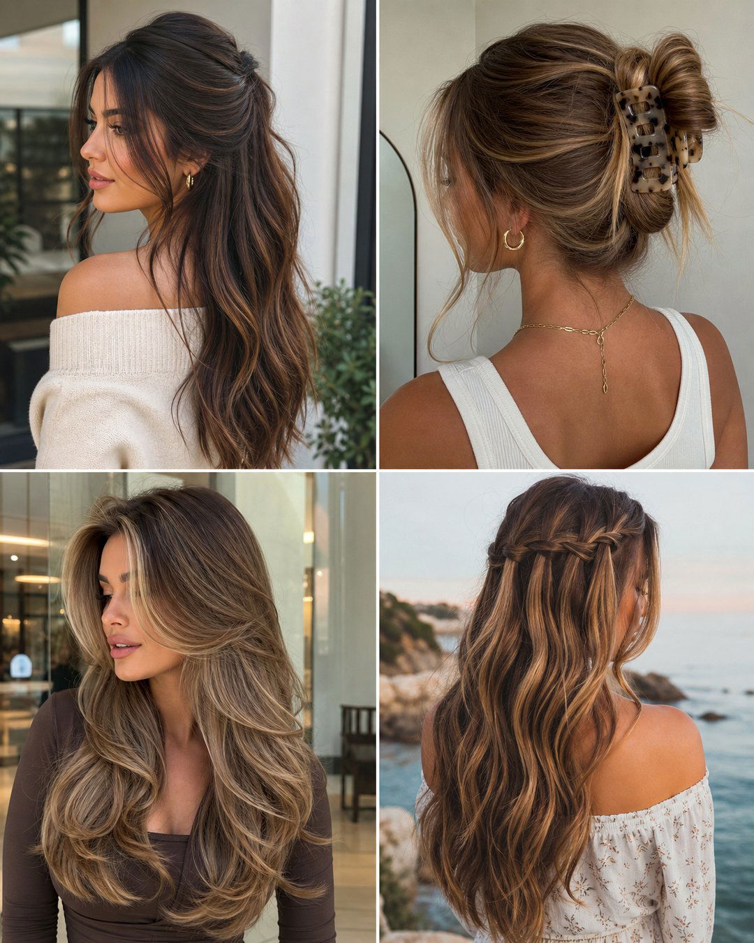 25 Long Hair Cute Hairstyles to Try This Season