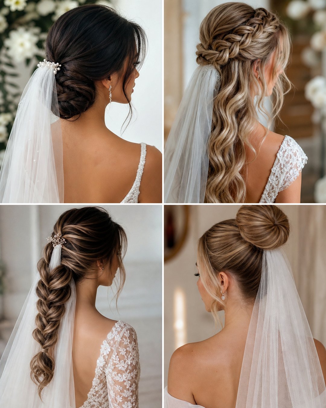 25 Long Hair First Communion Hairstyles With Veil