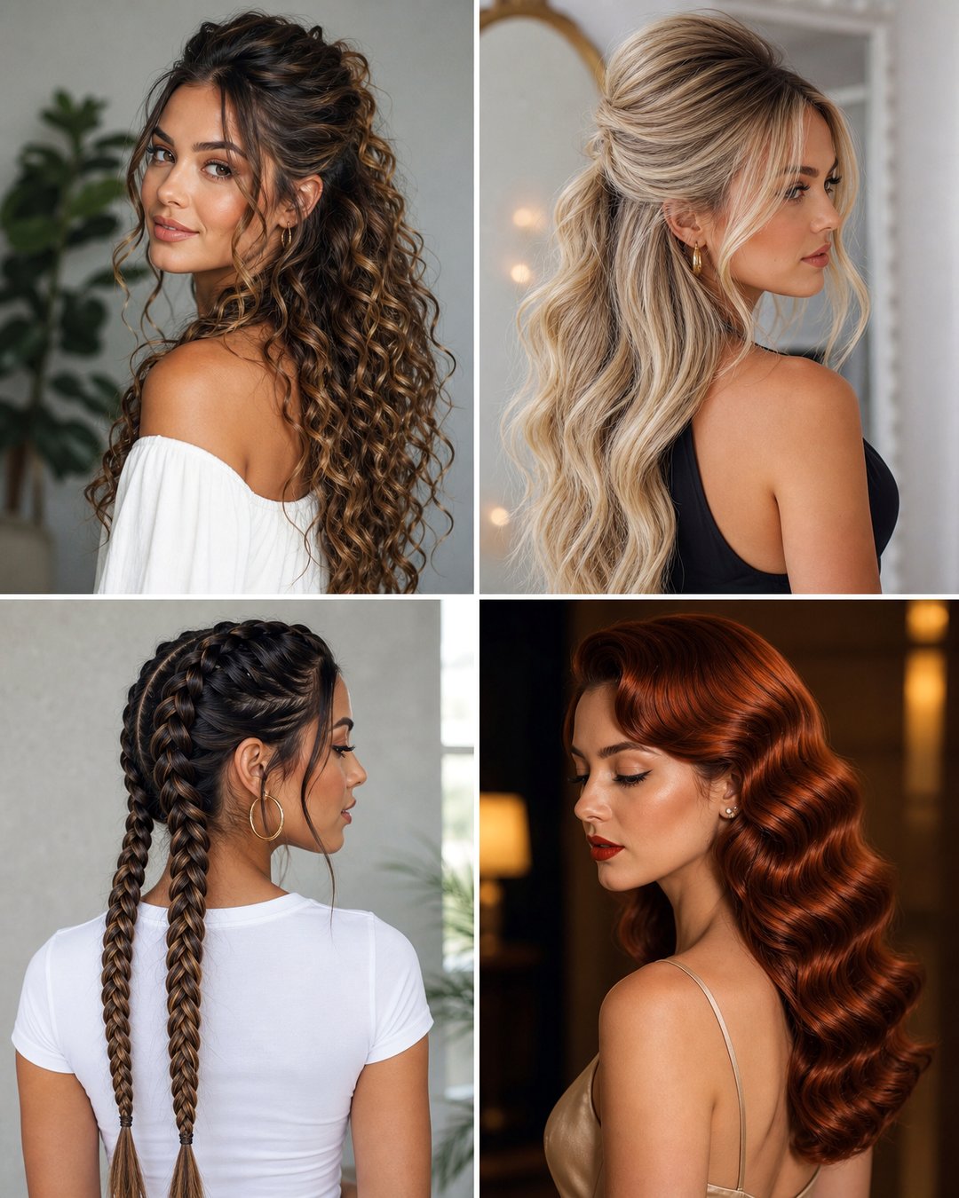 25 Long Hair Hairstyles for Strapless Dress to Try Now