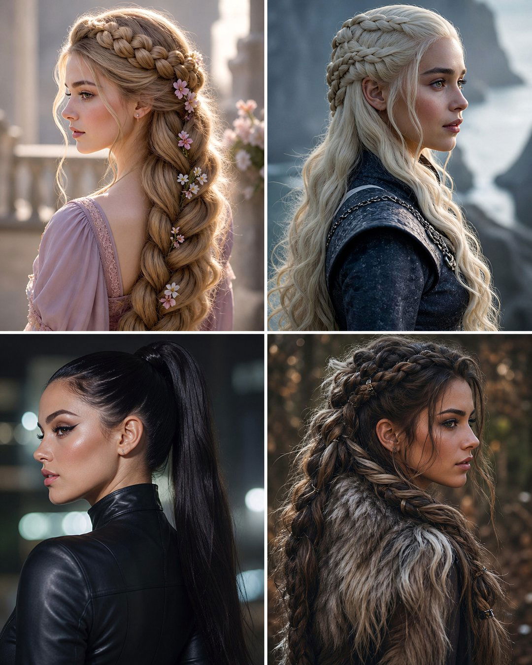 25 Long Hair Halloween Hairstyles for a Spooky Glam Look