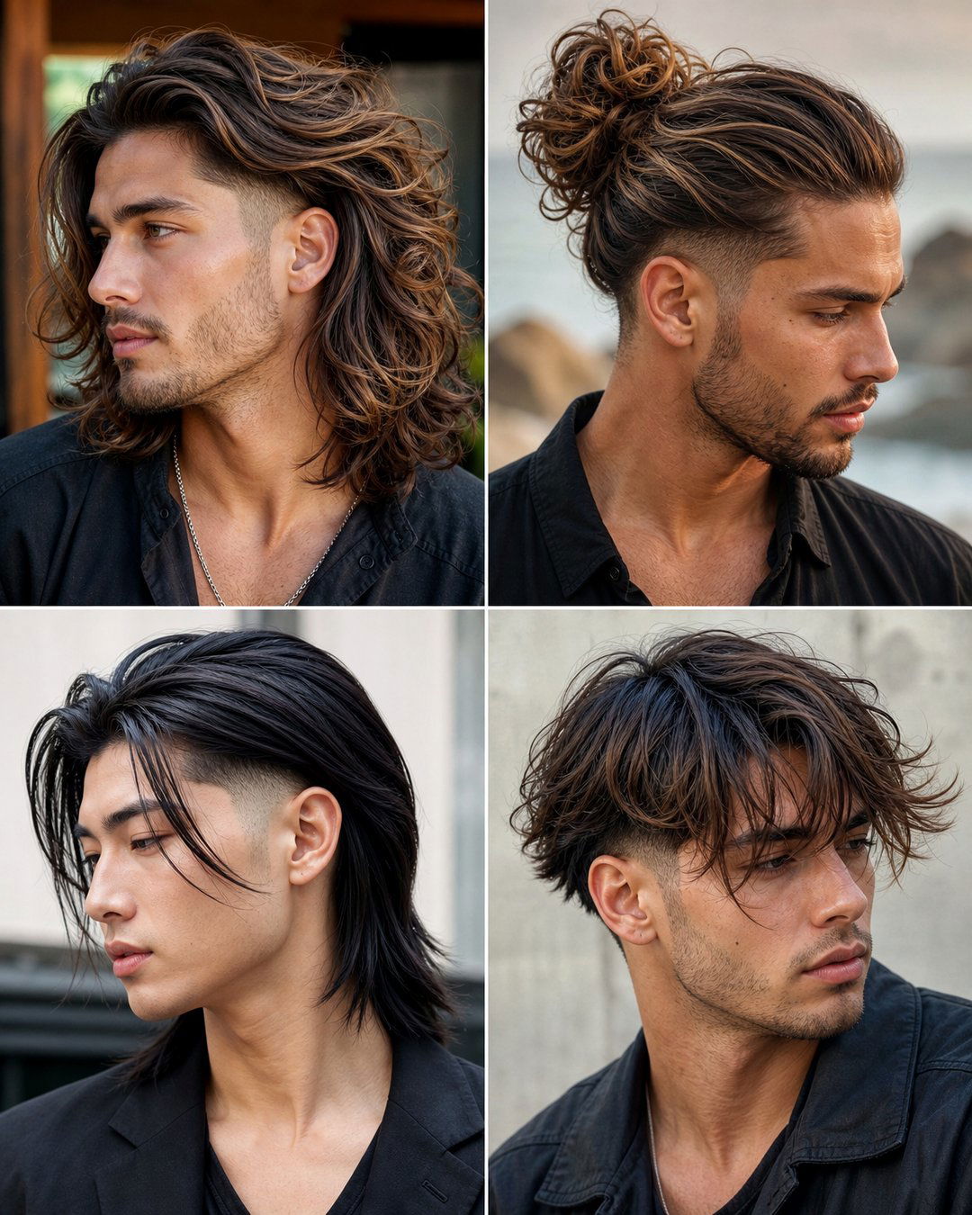 25 Long Hair Mid Fade Haircuts for a Bold New Look