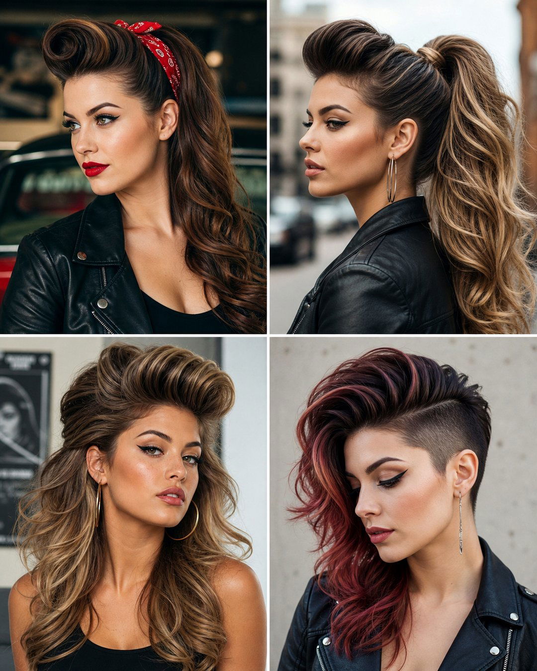 25 Long Hair Pompadour Hairstyles for a Bold Statement