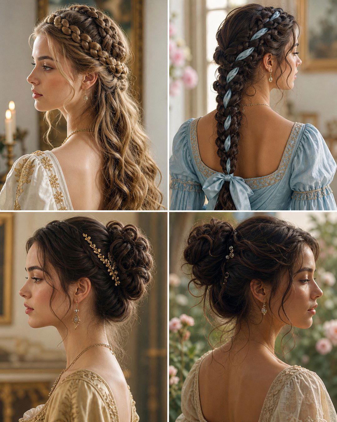 25 Long Hair Regency Hairstyles for Bridgerton Vibes