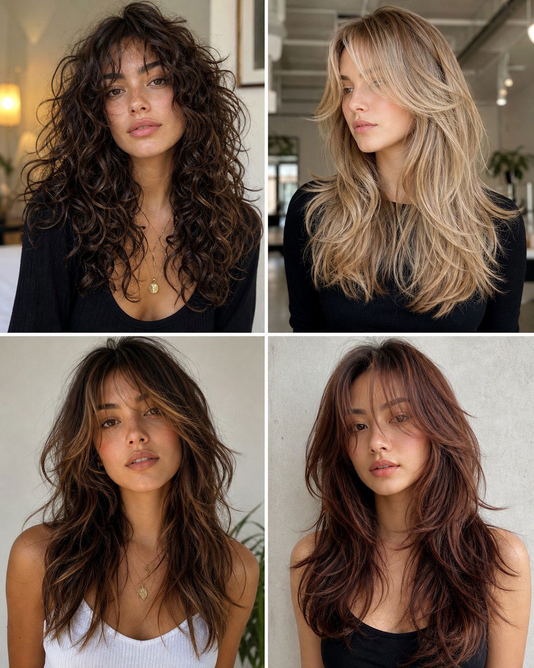25 Long Hair Shaggy Hairstyles for Effortless Texture