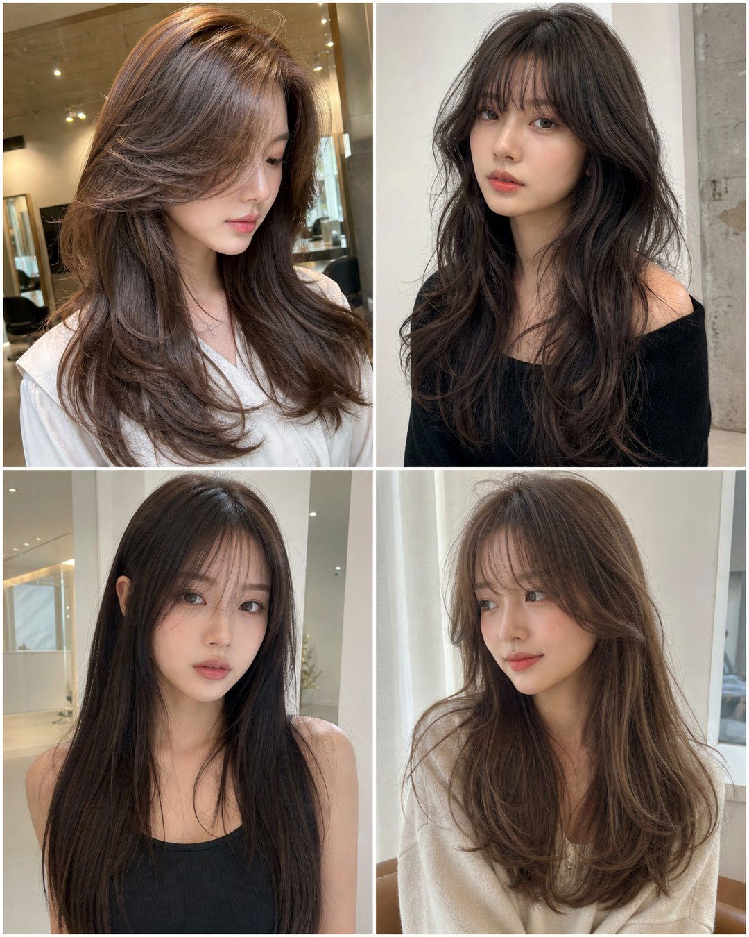 25 Long Hairstyles With Bangs for Thin Hair to Try