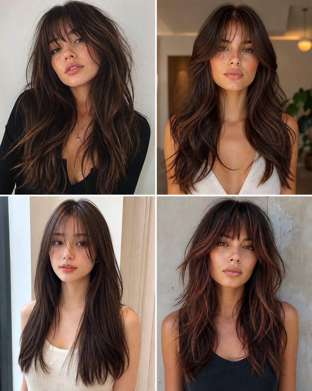 25 Long Hairstyles With Bangs to Refresh Your Look
