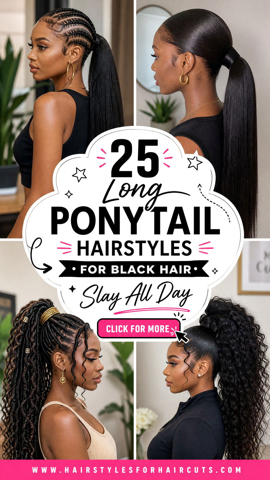 25 Long Ponytail Hairstyles for Black Hair to Slay In - 25 Long Ponytail Hairstyles for Black Hair to Slay In