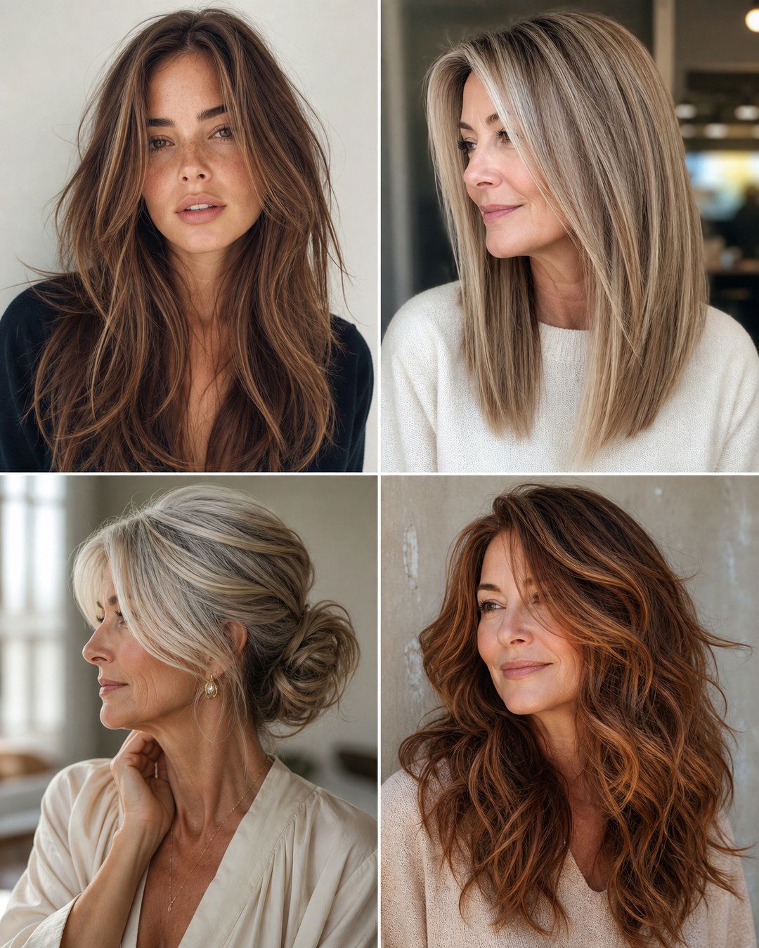 25 Longer Hairstyles for Older Women That Look Youthful